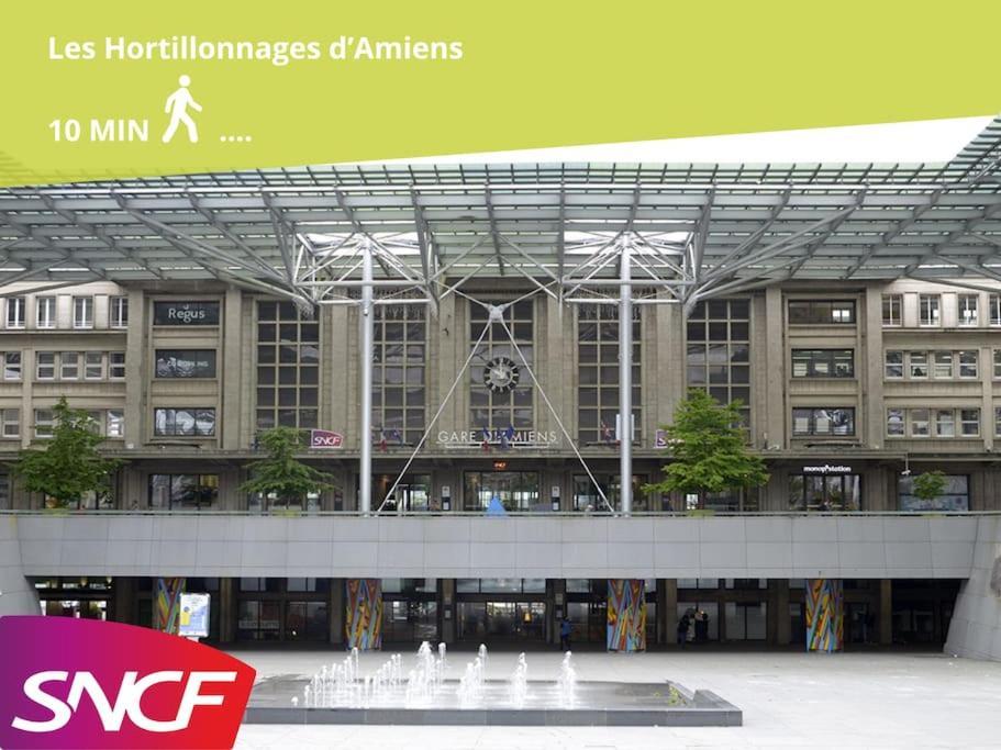 Magnifique 3 Chambres - Parking - Hyper Centre - Gare Amiens Kültér fotó